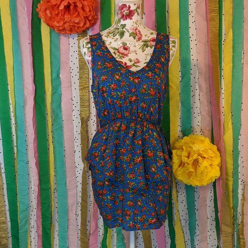Pretty Good Peplum Dress - Size M